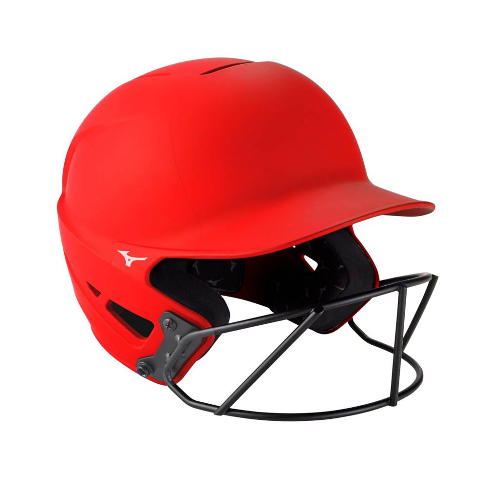 Casco Mizuno F6 Fastpitch Softball Batting Donna - Rosse - 73168-RTWI